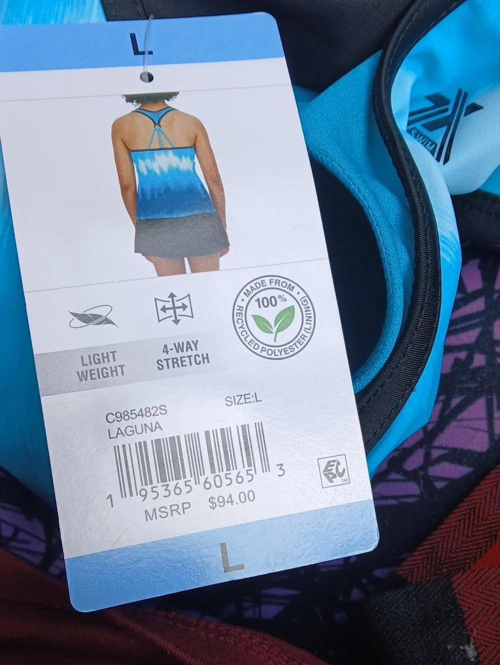 ZeroXposur tankini set SzL